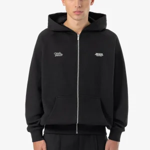 Pegador Nimit Oversized Raglan Washed Black Sweat Jacket