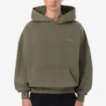 Pegador Piedro Boxy Washed Faded Olive Hoodie