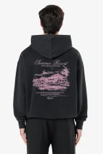 Pegador Polion Oversized Vintage Black Hoodie