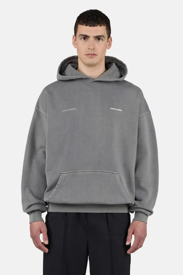 Pegador Sentinal Oversized Vintage Grey Hoodie