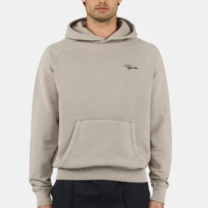 Pegador Signar Terry Raglan Vintage Rock Grey Black Hoodie