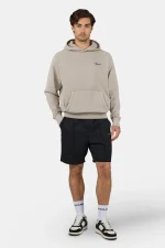 Pegador Signar Terry Raglan Vintage Rock Grey Black Hoodie