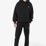 Pegador Signar Terry Raglan Washed Black White Hoodie