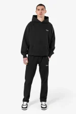 Pegador Signar Terry Raglan Washed Black White Hoodie