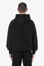 Pegador Signar Terry Raglan Washed Black White Hoodie