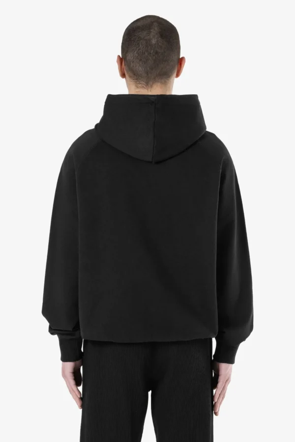 Pegador Signar Terry Raglan Washed Black White Hoodie