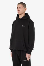 Pegador Signar Terry Raglan Washed Black White Hoodie