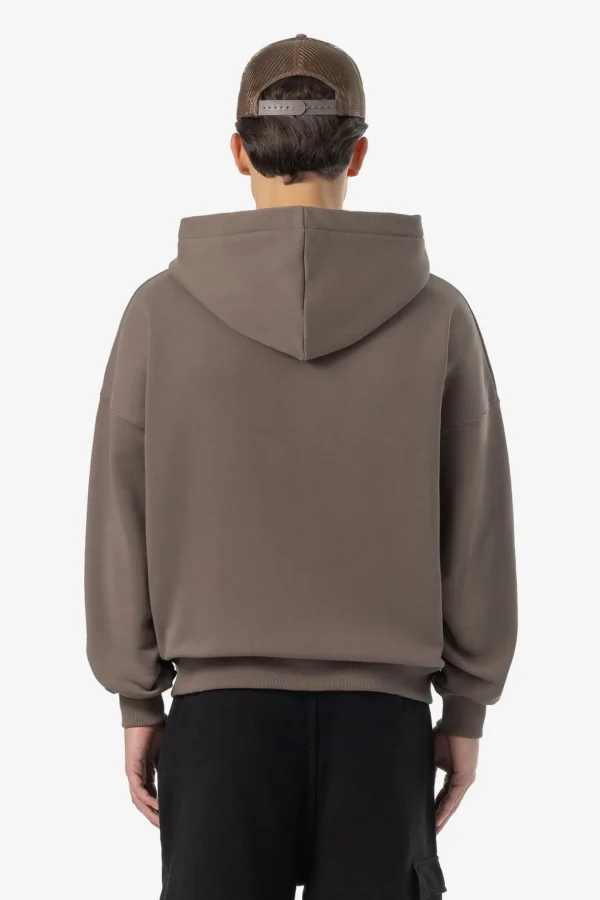 Pegador Wakun Boxy Washed Dust Brown Sweat Jacket