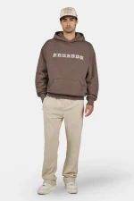 Pegador Zenor Oversized Washed Cozy Brown Hoodie