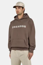 Pegador Zenor Oversized Washed Cozy Brown Hoodie
