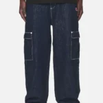 Renton Loose Jeans Dark Blue-1