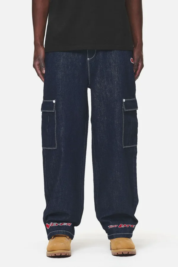 Renton Loose Jeans Dark Blue-1