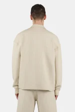 Tate Structured Overshirt Washed Light Beige-1