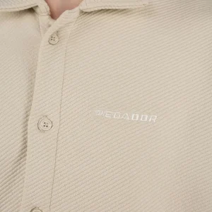 Tate Structured Overshirt Washed Light Beige-2