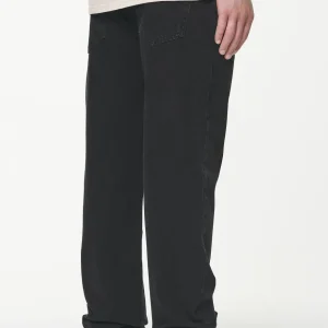 Tibo Baggy Jeans Washed Black-1