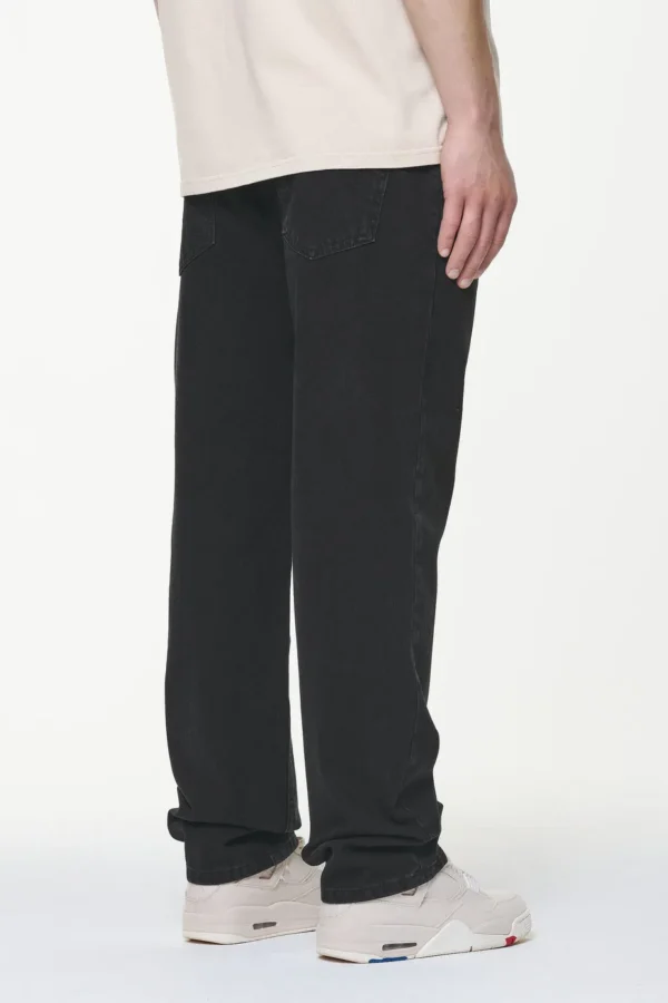 Tibo Baggy Jeans Washed Black-1