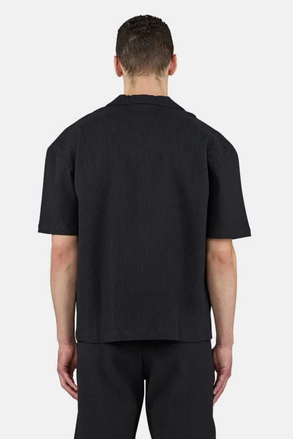 Troy Plissee Summer Shirt Black-1