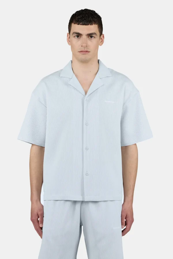 Troy Plissee Summer Shirt Dream Blue