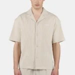 Troy Plissee Summer Shirt Light Beige