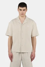 Troy Plissee Summer Shirt Light Beige