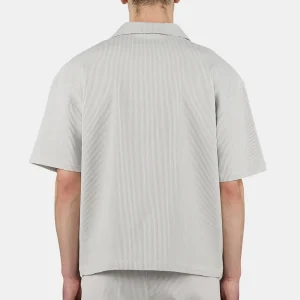 Troy Plissee Summer Shirt Pure Grey-1
