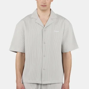 Troy Plissee Summer Shirt Pure Grey