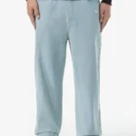 Waco Wide Baggy Jeans Sand Washed Blue