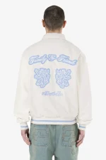 Wayten Varsity Jacket Warm White-1