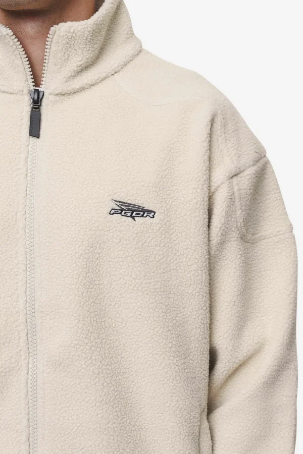 Willett Fleece Jacket Light Beige-2