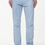 Withy Distressed Ankle Jeans Washed Light Blue