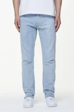 Withy Distressed Ankle Jeans Washed Light Blue