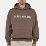Pegador Zenor Oversized Washed Cozy Brown Hoodie