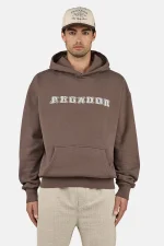 Pegador Zenor Oversized Washed Cozy Brown Hoodie