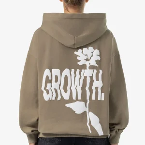 Ailis Oversized Hoodie Washed Desert Taupe-1