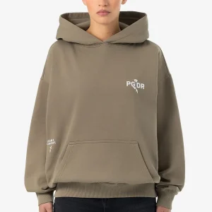 Ailis Oversized Hoodie Washed Desert Taupe