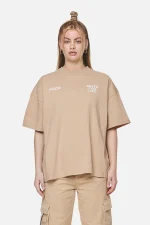 Airville Heavy Oversized Tee Washed Safari Sand