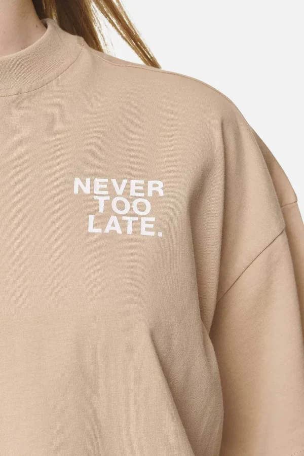 Airville Heavy Oversized Tee Washed Safari Sand-2
