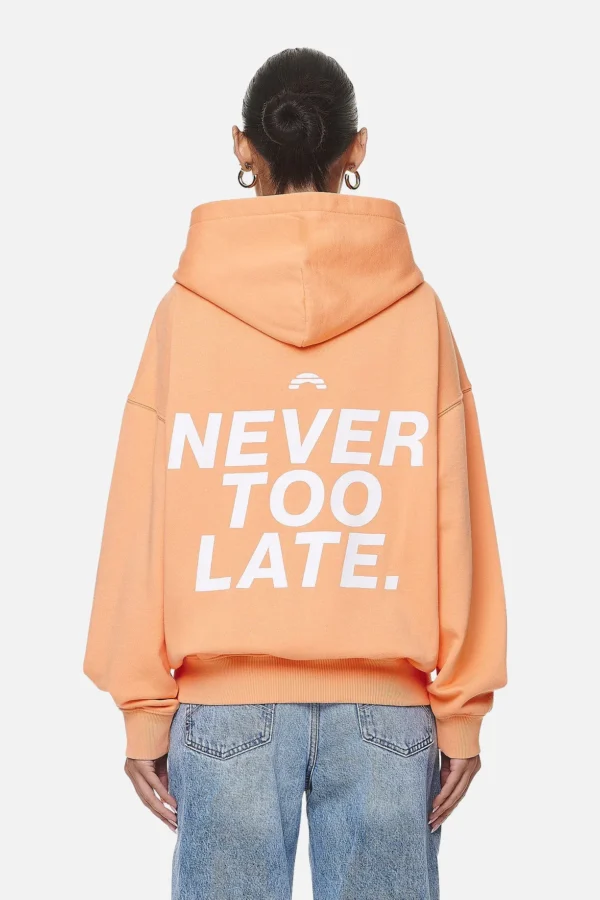 Airville Oversized Zip Hoodie Washed Apricot-1
