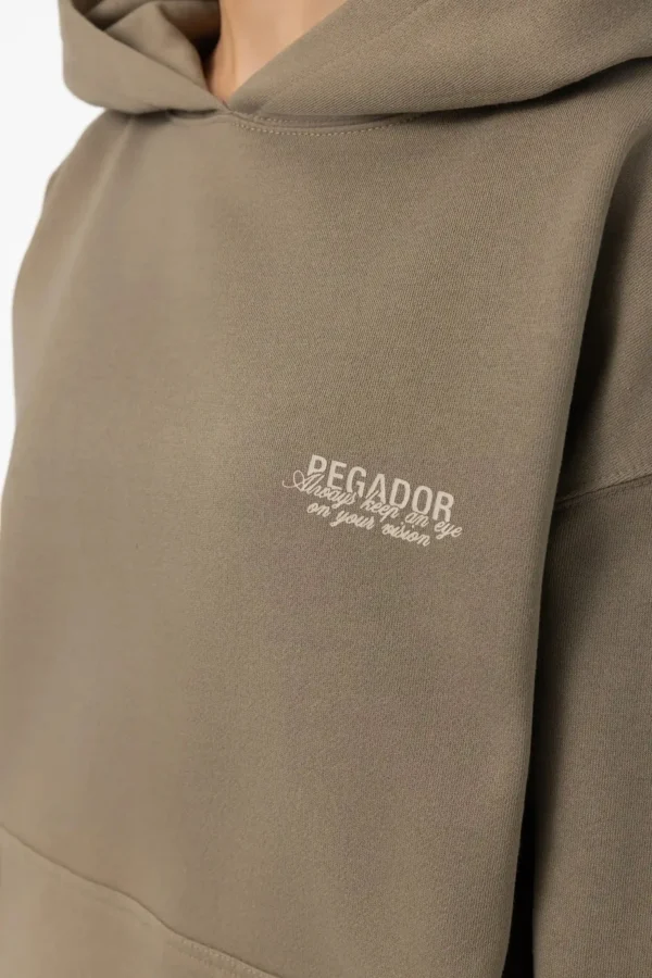 Akira Oversized Hoodie Washed Desert Taupe-2