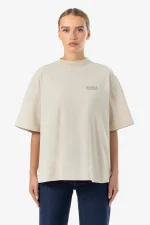 Akira Oversized Tee Washed Light Beige