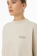 Akira Oversized Tee Washed Light Beige-2