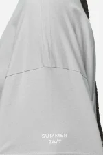 Aleja Heavy Oversized Tee Washed Sky Grey-3