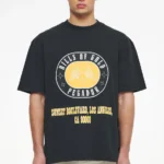 Algon Oversized Tee Vintage Washed Black Ink