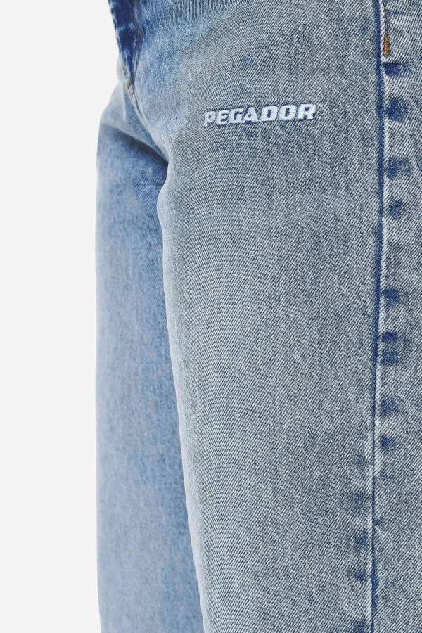 Allor\a Wide Jeans Bright Denim Blue-2