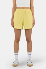 Amanda Rib Shorts Washed Soft Yellow