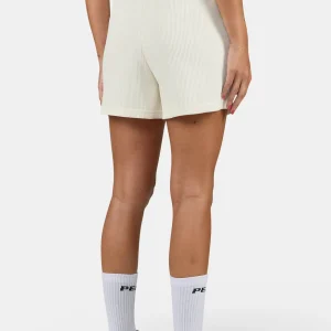 Amanda Rib Shorts Washed Unbleached-1