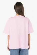 Amanda Rib Tee Washed Bubblegum-1