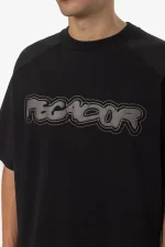 Anclar Oversized Raglan Tee Washed Black-2