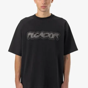 Anclar Oversized Raglan Tee Washed Black