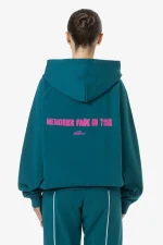 Anna Oversized Sweat Jacket Washed Urban Turquoise-1